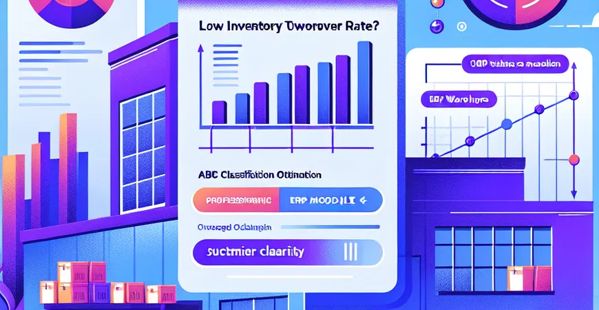  库存周转率低？ERP仓储模块的ABC分类优化法  